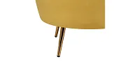 Кресло с пуфом ракушка Pearl Yellow №5 в Санкт-Петербурге