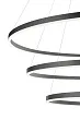 Люстра Orblaze 3 rings 600 black №7