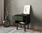 Тумбочка с верхним ящиком "Эмерсон (Emerson)" арт EM11/green/L №1
