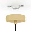 43815 Подвесной потолочный светильник (люстра) CARLTON, 1Х60W, E27, H1100, ?385, сталь, золотой №1