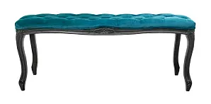 Оттоманка Kina Narrow Blue and Black в интерьере в Санкт-Петербурге