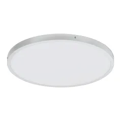 97267 Светодиодный накладной светильник FUEVA 1, 25W(LED), 2500lm, ?400, H30, алюминий, серебряный/пла в интерьере в Санкт-Петербурге
