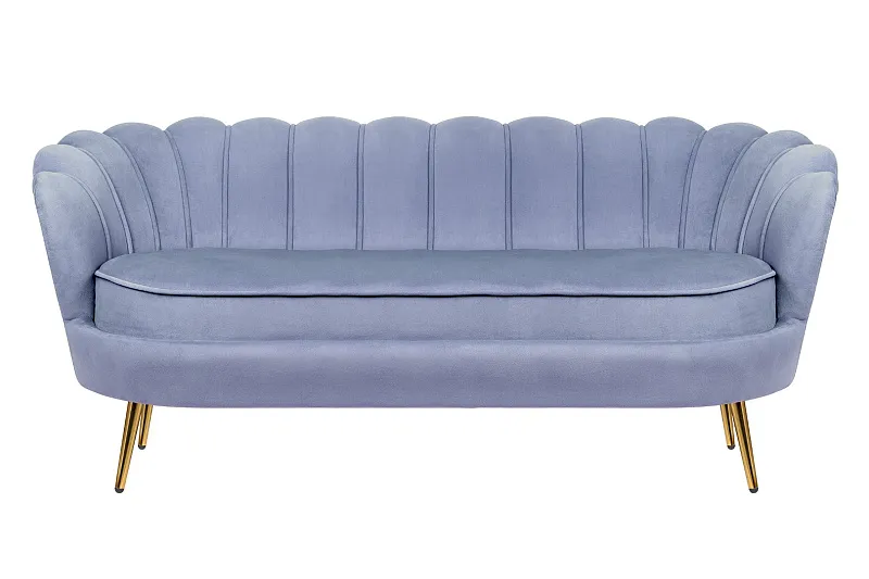 Трехместный диван ракушка для гостиниц Pearl Triple Blue в Санкт-Петербурге