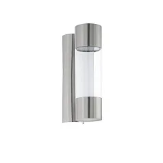 стильные 96013 Уличный светодиодный светильник настенный ROBLEDO, 2х3,7W(LED), H260, нерж. сталь/пластик, пр в Санкт-Петербурге