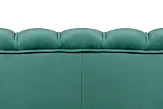 Дизайнерский диван Pearl Double Green V2 на черных ножках №5