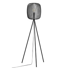 фото 900522 Торшер ROMAZZINA, 1x40W, E27, H1405, ?325, основание: ?630, сталь, черный в интерьере в Санкт-Петербурге