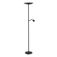купить красивые 901977 Светодиодный торшер CONIVARINO, 26,5W 1X4W(LED LED), 2700K, 3150 480lm, сталь, черный в интернет-магазине в Санкт-Петербурге