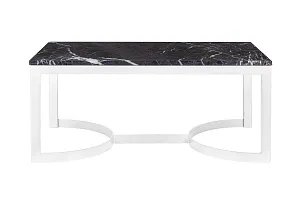 купить красивый Журнальный столик прямоугольный Aron Marble-W в интернет-магазине в Санкт-Петербурге