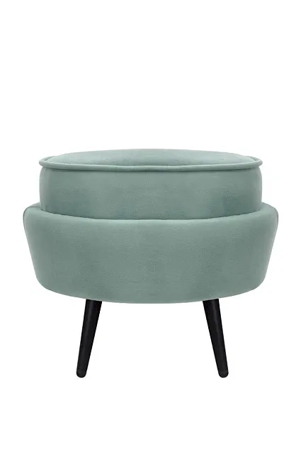 Пуф Pearl Adorn Green на черных ножках в Санкт-Петербурге Пуф Pearl Adorn Green на черных ножках
