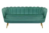 Диван ракушка для гостиниц Pearl Triple Green V2 №0 в Санкт-Петербурге