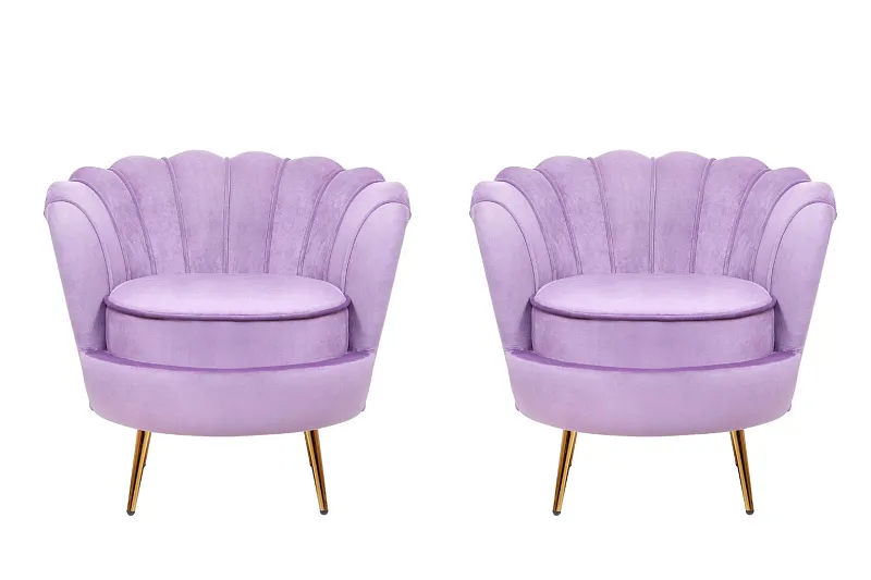 Комплект кресел ракушка Pearl Purple в Санкт-Петербурге Комплект кресел ракушка Pearl Purple