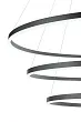 Люстра Orblaze 3 rings 1000 black №9