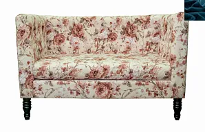 заказать Диван прованс Rose Flower синий в интернет-магазине в Санкт-Петербурге