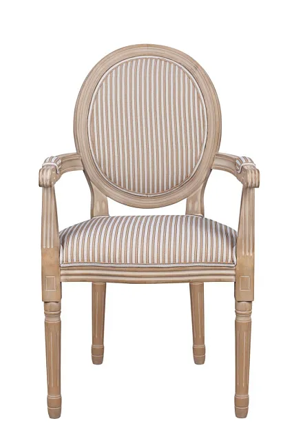 Мягкий стул с подлокотниками Volker Arm Orange Pinstripe в Санкт-Петербурге