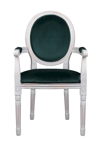 Мягкий стул с подлокотниками Volker Arm Green