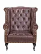 Каминное кожаное кресло Royal Brown №0 в Санкт-Петербурге