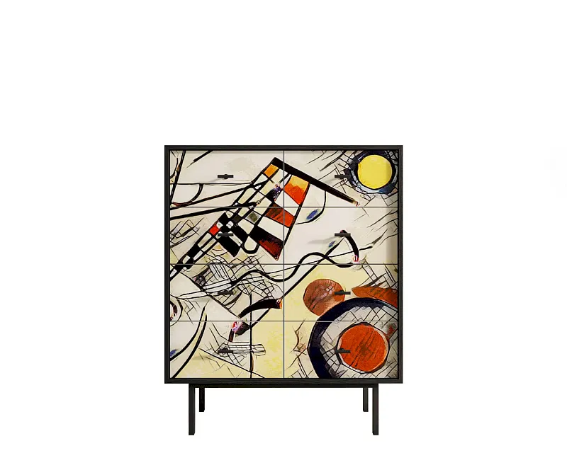 Комод на восемь ящиков "Эмерсон (Emerson)" by Kandinsky арт EM20/Print_01 в Санкт-Петербурге Комод на восемь ящиков "Эмерсон (Emerson)" by Kandinsky арт EM20/Print_01
