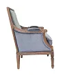 Классическое кресло Coolman Grey Velvet №1 в Санкт-Петербурге