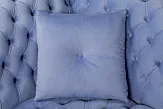 Двухместный диван Lina Blue-W синий №5 в Санкт-Петербурге