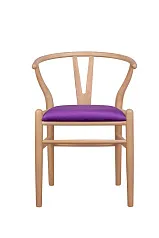 Стул ретро Wishbone Purple V2 в Санкт-Петербурге