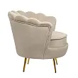 Низкое кресло ракушка Pearl Taupe №2 в Санкт-Петербурге