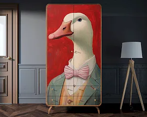Шкаф в скандинавском стиле "Эллипс (Ellipse)" с ящиками арт EL15/Art11 в интернет-магазине в Санкт-Петербурге