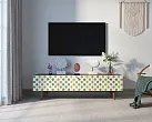 Комод "Бербер (Berber)" с ящиками низкий под TV принт 24 арт BB19/Print_24 №5