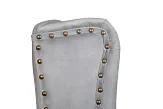 Дизайнерский барный стул Skipton Grey Velvet №4