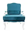 Полукресло модерн Nitro Blue and White №0 в Санкт-Петербурге