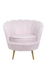 Низкое кресло ракушка Pearl Pink Boucle в интернет-магазине в Санкт-Петербурге