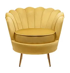 купить Низкое кресло ракушка Pearl Yellow в интернет-магазине в Санкт-Петербурге