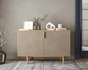 заказать Комод с двумя дверками "Лайн (Line)" R18/beige в интернет-магазине в Санкт-Петербурге