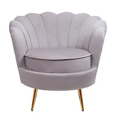 купить красивое Низкое кресло ракушка Pearl Grey в Санкт-Петербурге