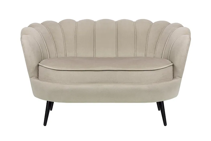 Дизайнерский диван Pearl Double Taupe на черных ножках в Санкт-Петербурге Дизайнерский диван Pearl Double Taupe на черных ножках