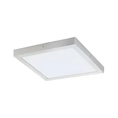 фото 97269 Светодиодный накладной светильник FUEVA 1, 25W(LED), 2500lm, 400х400, H30, алюминий, cеребряный/ в Санкт-Петербурге