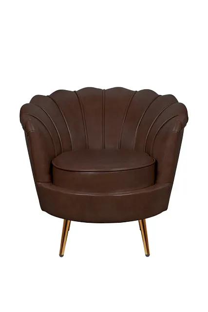 Низкое кресло ракушка Pearl Brown V2