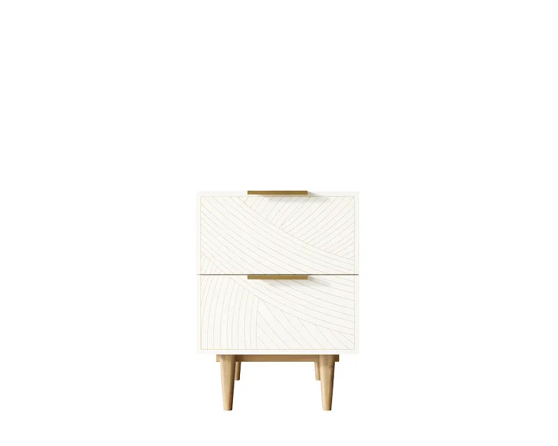 Тумбочка с двумя ящиками "Лайн (Line)" LN07/GR1/beige в Санкт-Петербурге Тумбочка с двумя ящиками "Лайн (Line)" LN07/GR1/beige