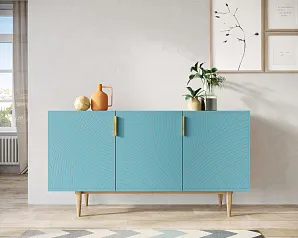 заказать Комод с тремя дверками "Лайн (Line)" LN02/GR1/blue в Санкт-Петербурге