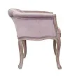 Низкое кресло ретро Kandy Pink Velvet №1 в Санкт-Петербурге