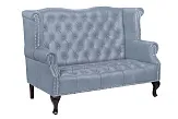 Кожаный дизайнерский диван лофт Royal Sofa Grey №1 в Санкт-Петербурге
