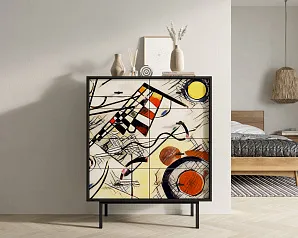 купить красивый Комод на восемь ящиков "Эмерсон (Emerson)" by Kandinsky арт EM20/Print_01 в Санкт-Петербурге