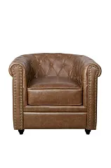 заказать Кожаное кресло Karo Brown leather в Санкт-Петербурге