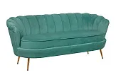 Диван ракушка для гостиниц Pearl Triple Green V2 №1 в Санкт-Петербурге