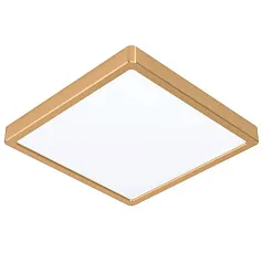 фото 900184 Светодиод Настенно-потолочный светильник FUEVA 5,20,5W(LED), 285x285, 2400lm, 3000K, сталь, латунь в интерьере в Санкт-Петербурге