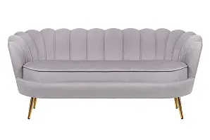 купить красивый Дизайнерский диван для гостиниц Pearl Triple Grey в Санкт-Петербурге