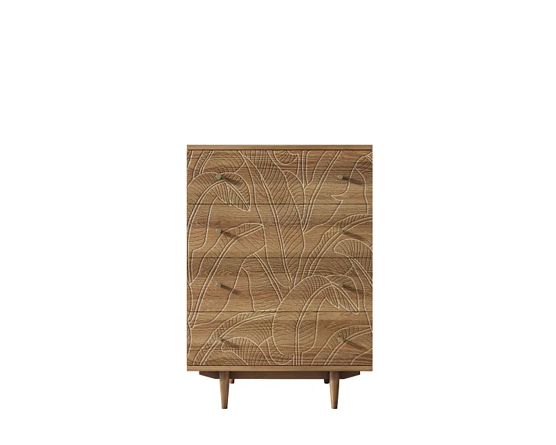 Комод "Boho" на 4 ящика джангл арт BH10 в Санкт-Петербурге Комод "Boho" на 4 ящика джангл арт BH10