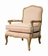 Мягкое полукресло с подлокотниками Nitro Beige Velvet №1 в Санкт-Петербурге