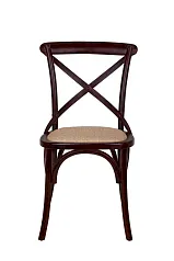 Стул Cross Back Chocolate в интерьере в Санкт-Петербурге