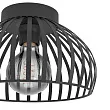 900792 Потолочный светильник MOGANO 3, 1X40W (E27), H180, ?280, сталь, черный №1