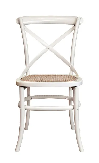 Стул ретро Cross Back White Ver.2 в Санкт-Петербурге Стул ретро Cross Back White Ver.2